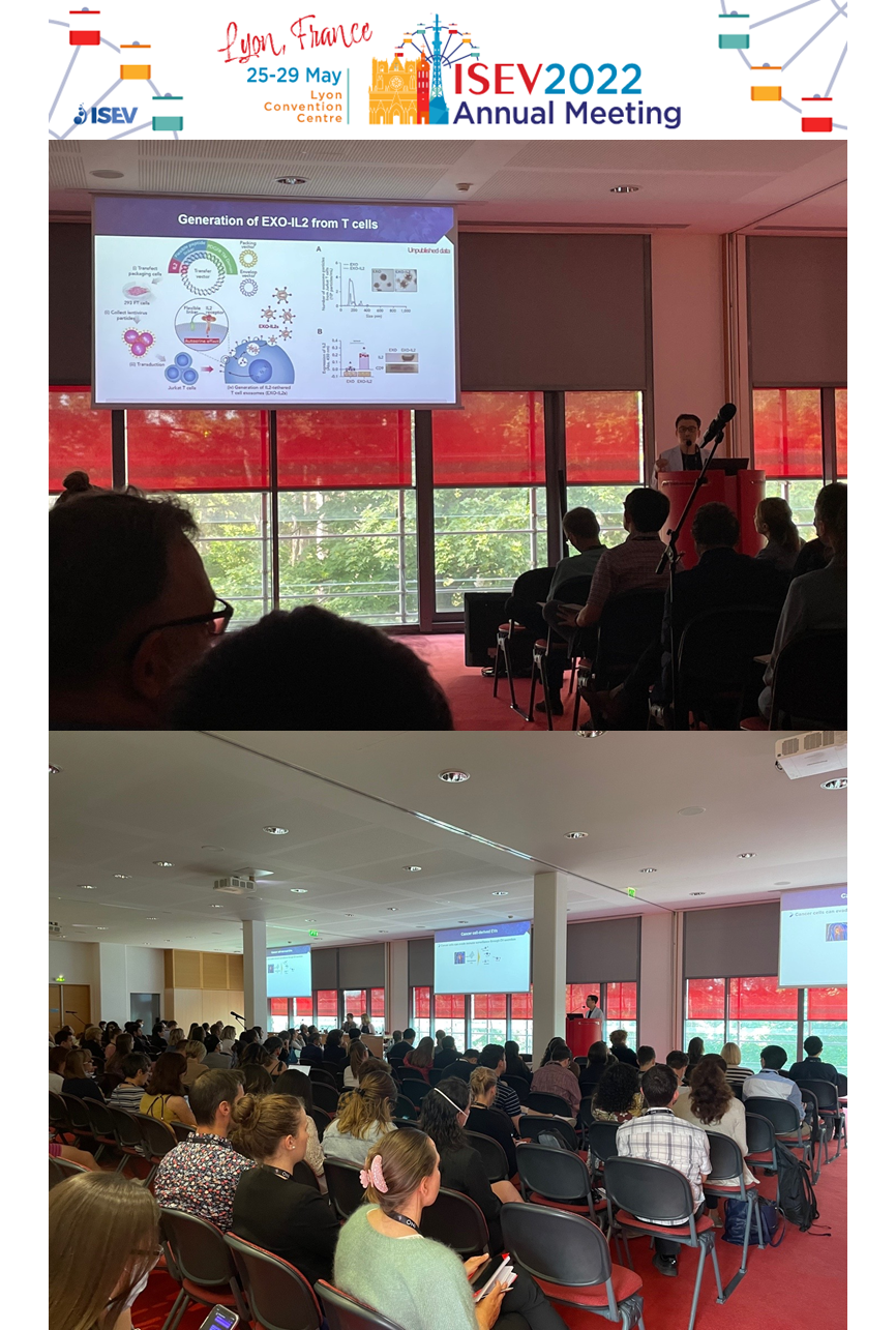 Oral presentation in ISEV 2022 Annual Meeting-Lyon, France